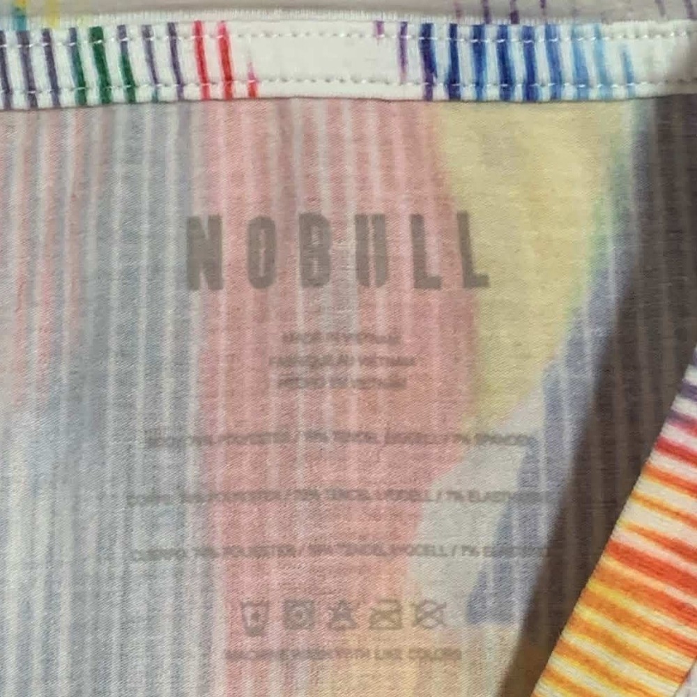 NOBULL Muscle Tank Women Large Rainbow All Pride Graphic Sleeveless Gym Top - Picture 2 of 6